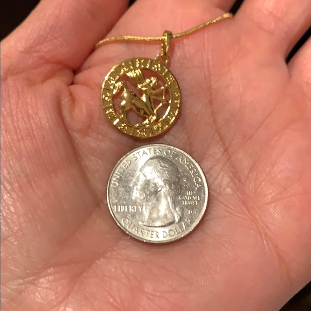 November December Sagittarius Necklace 18" - Picture 4 of 5
